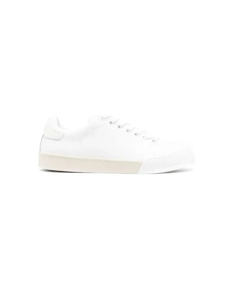 Marni Low-Top Sneaker Dada Bumper Leather Sneakers weiß Weiß