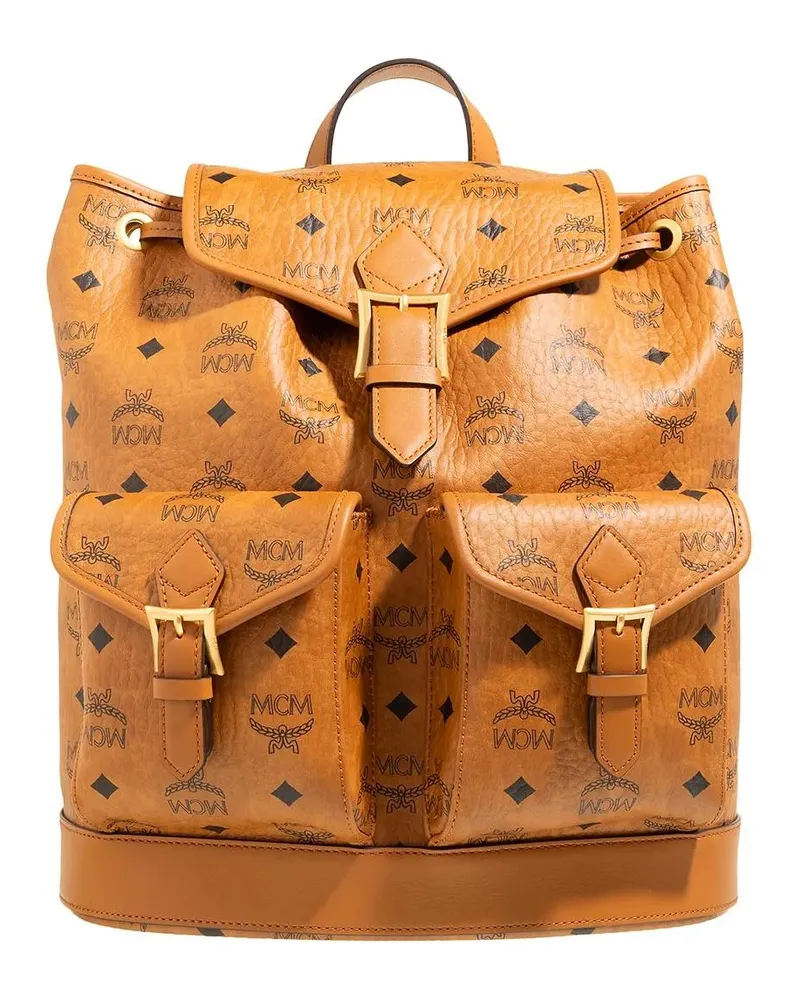 MCM Rucksäcke Aren Backpack Small cognacbraun Cognacbraun