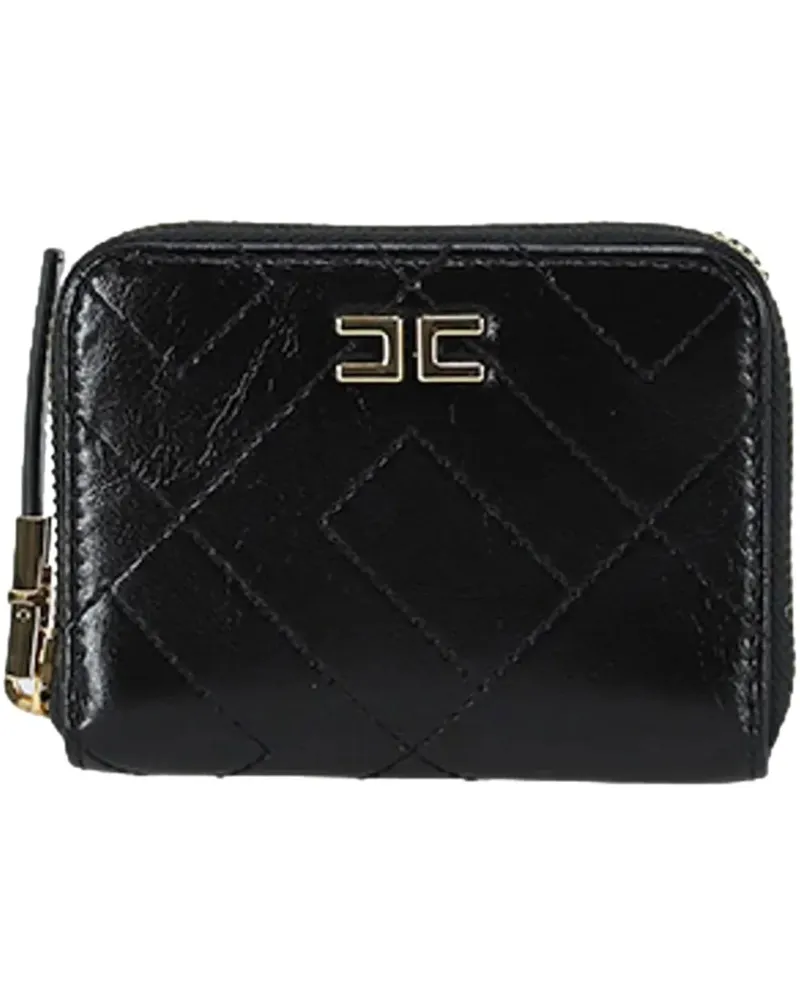 Elisabetta Franchi Portemonnaie Wallets Black schwarz Schwarz