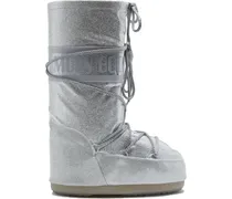 Stiefeletten Moon Boot Icon Glitter Snow Boots Zilver Icon Glit silberfarben