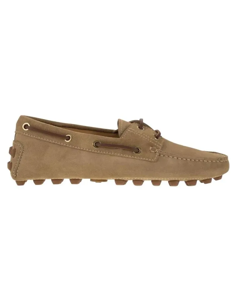 TOD'S Rubber Bubble Suede Boat braun Braun