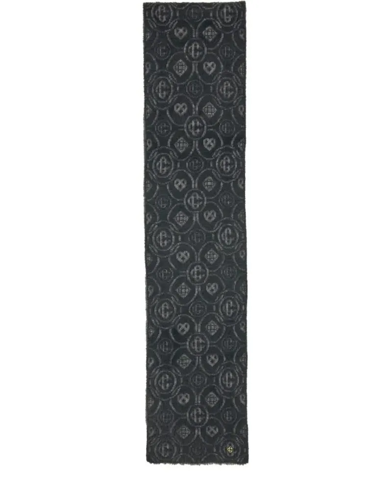 Casablanca Paris Tücher & Schals Monogram "Fluffy" Scarf grau Grau