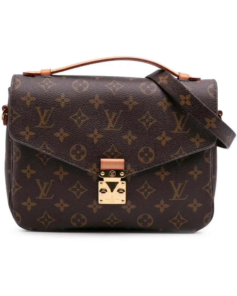 Louis Vuitton Hobo Bags 2019 Monogram Pochette Metis braun Braun