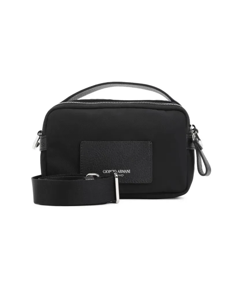 Giorgio Armani Crossbody Bags Black Box Bag Schwarz