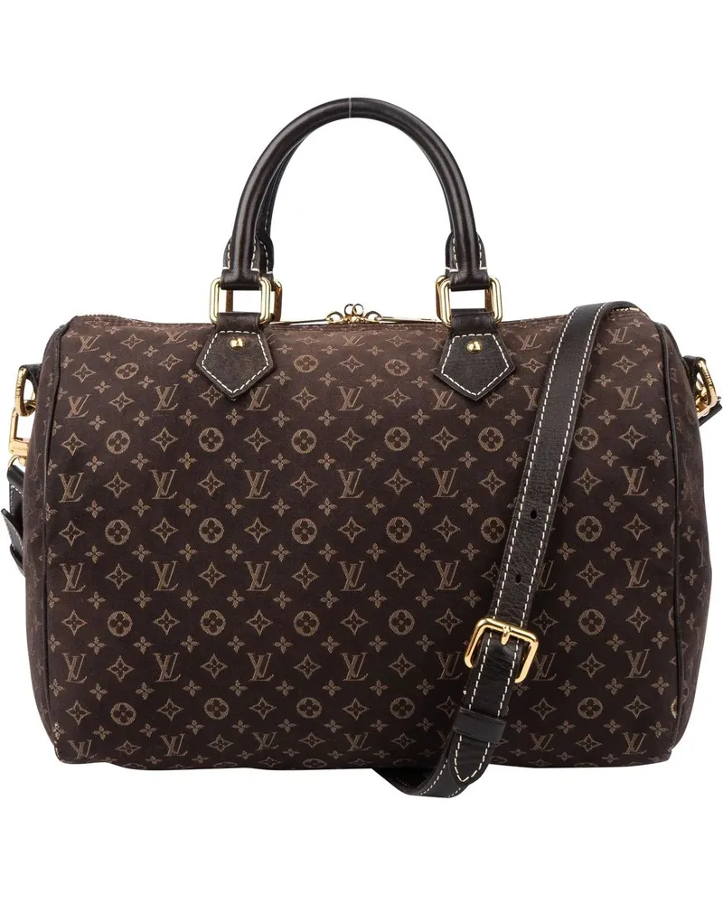 Louis Vuitton Crossbody Bags  Mini Lin Monogram Speedy 30 Bandouli braun Braun