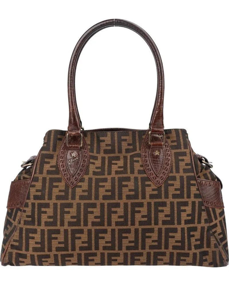 Fendi Crossbody Bags  FF Monogram Piccola Handbag braun Braun