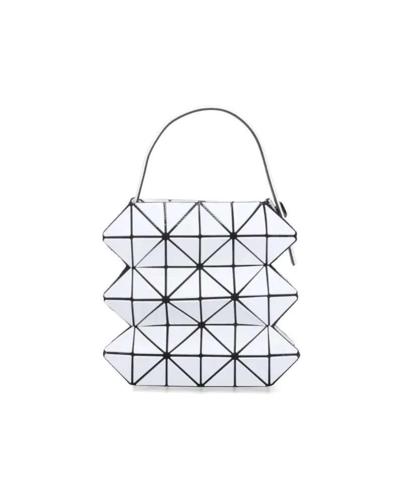 Issey Miyake Hobo Bags Geometric Mini Shoulder Bag With Handle weiß Weiß