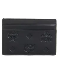 MCM Portemonnaies Aren Ebmn Lthr Card Case Mini Schwarz