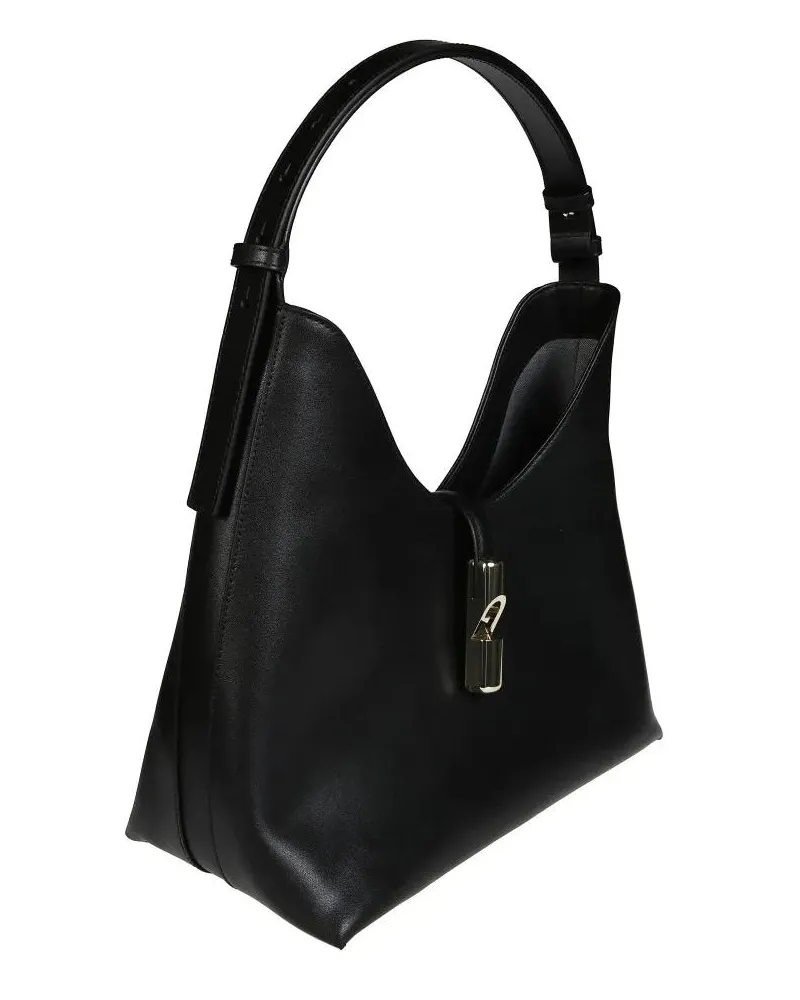 Furla Hobo Bags Drop M Hobo Bag schwarz Schwarz