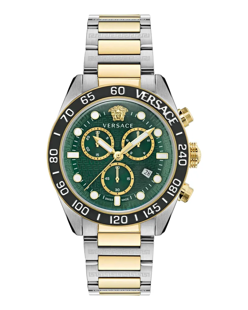 Versace Uhren Quartz Chronograph Watch Greca Dome Chr (Wc-6K) gold Gold