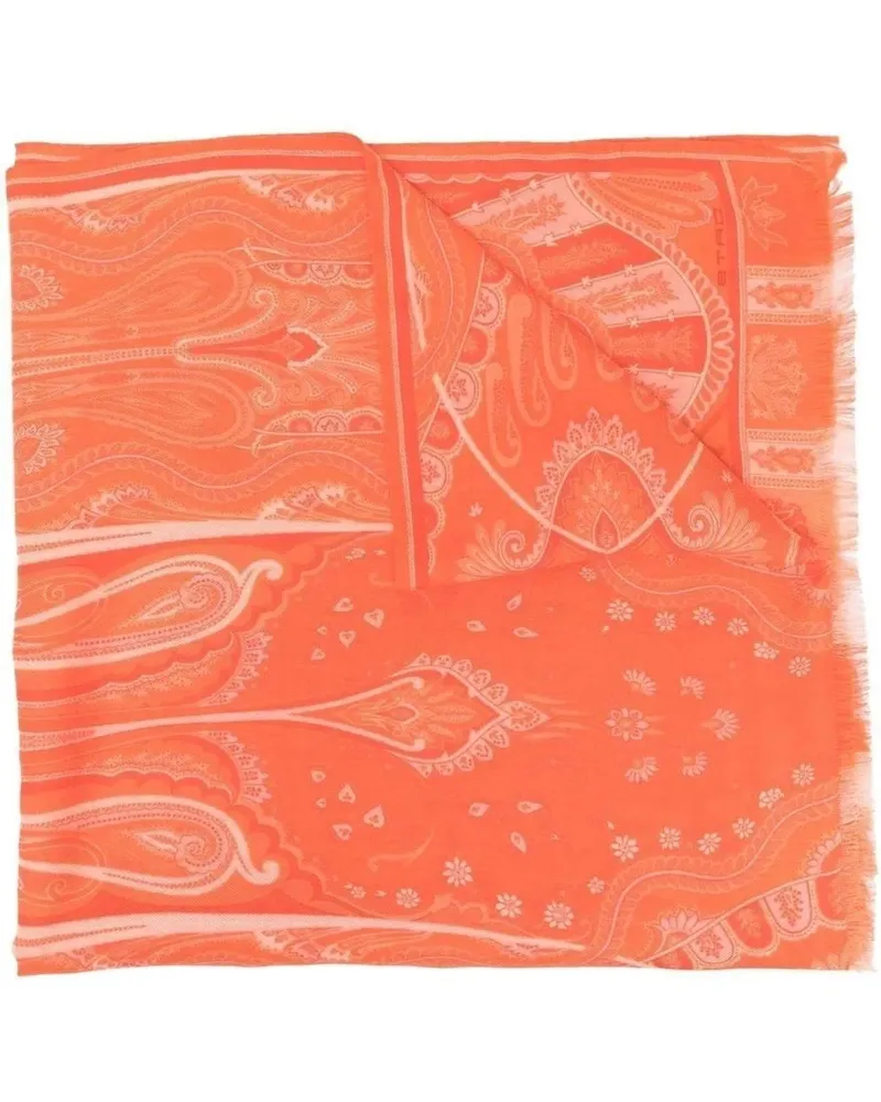 Etro Tücher & Schals Women's Fruit & Tassel Pattern Scarf bunt Bunt