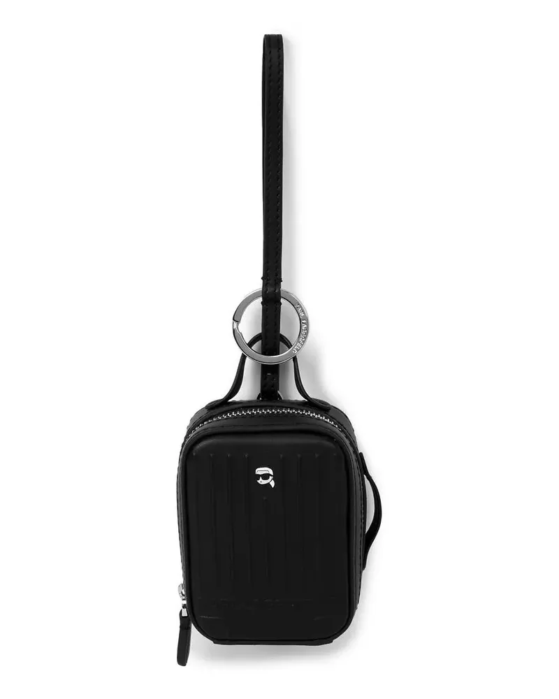 Karl Lagerfeld Schlüssel- & Taschenanhänger Ikon Schlüsselanhänger in Kofferform black Schwarz