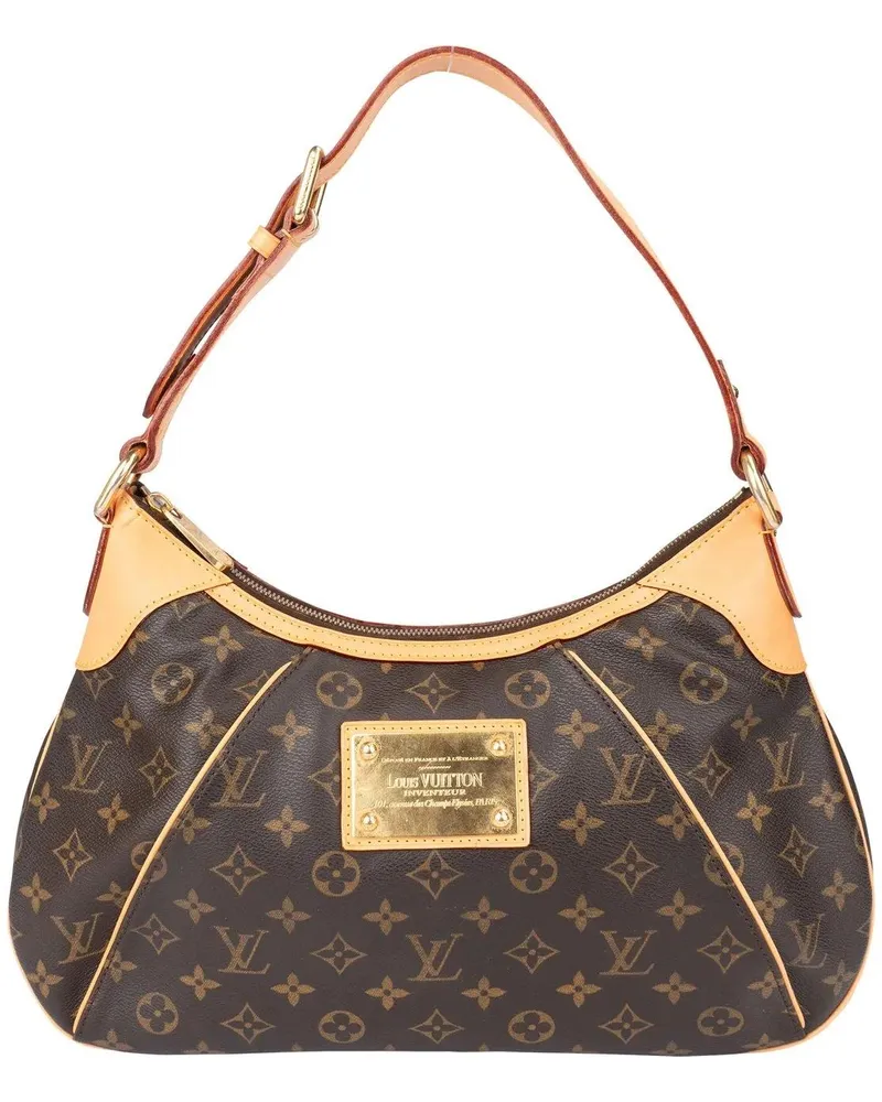Louis Vuitton Crossbody Bags  Canvas Monogram Thames GM Shoulder B braun Braun