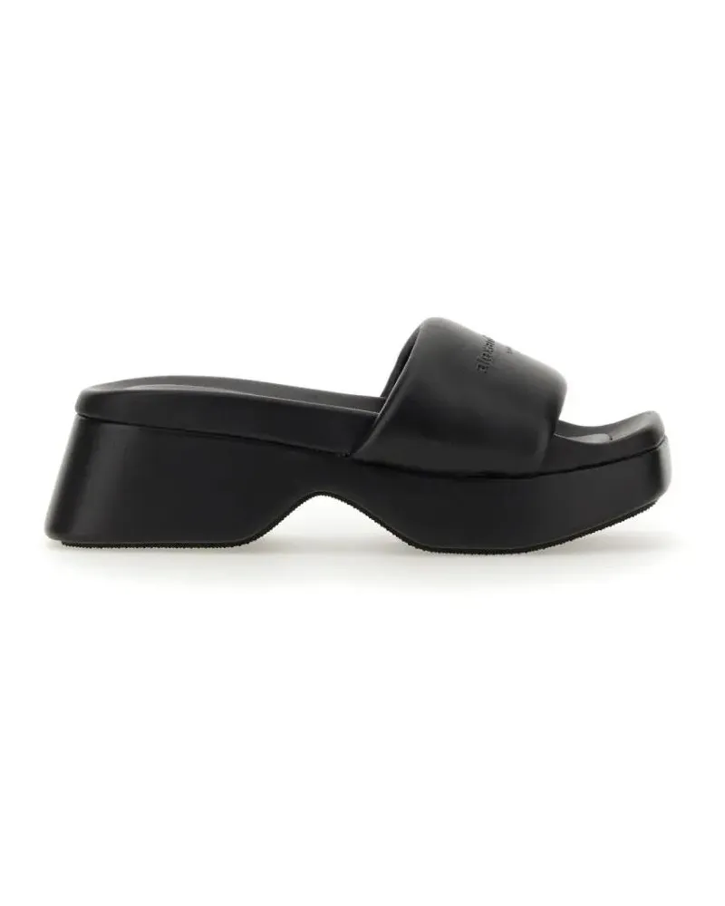 Alexander Wang Sandalen Sandal With Logo schwarz Schwarz