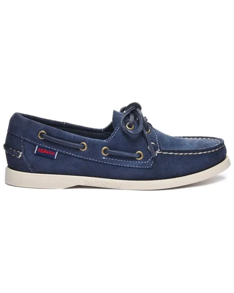 Sebago chaussures bateau portland flesh blau Blau