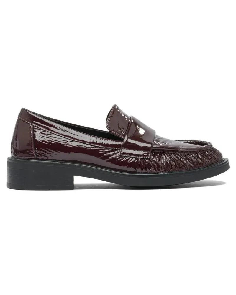 Strategia / JFK Bordeaux Penny Loafers With Glossy Finish schwarz Schwarz