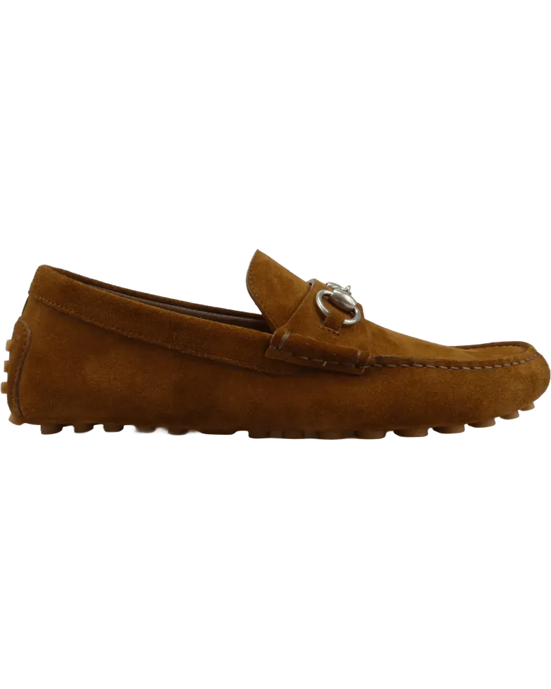 Gucci Loafer Mocassino da Uomo Horsebit Marrone braun Braun