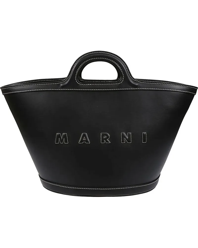 Marni Crossbody Bags Tropicalia Small Handbag Black schwarz Schwarz