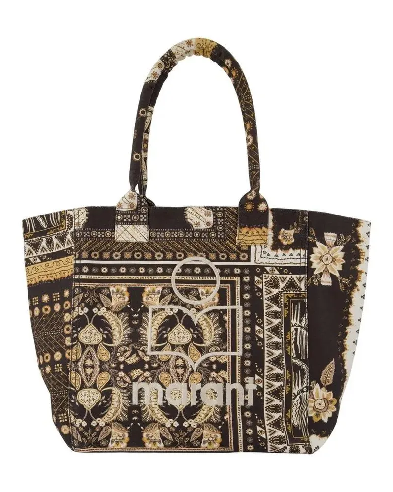 Isabel Marant Shopper & Totes Small Yenky Ge Shopper Bag - Cotton - Black schwarz Schwarz