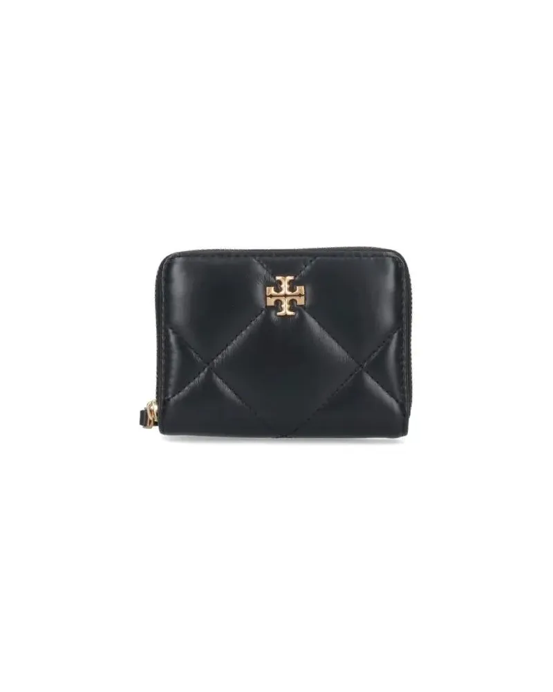 Tory Burch Portemonnaie Small Zip Wallet 'Kira' – Black schwarz Schwarz