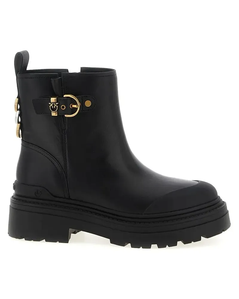 Pinko Stiefel 'Mia 21' Ankle Boots schwarz Schwarz