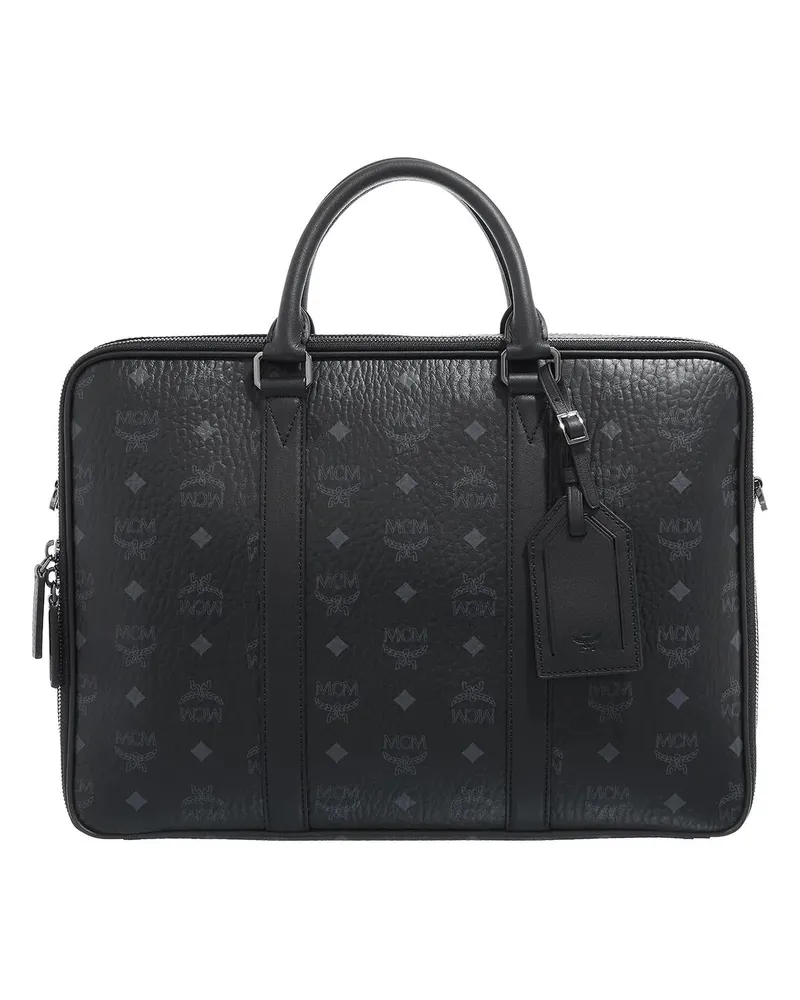 MCM Shopper & Totes  Klassik Tote Large schwarz Schwarz