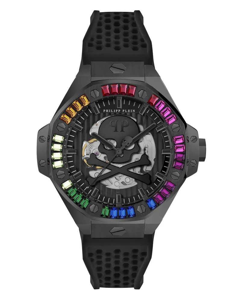 Philipp Plein Uhren Quarz-Analoguhr Plein $Keleton Royal black Schwarz