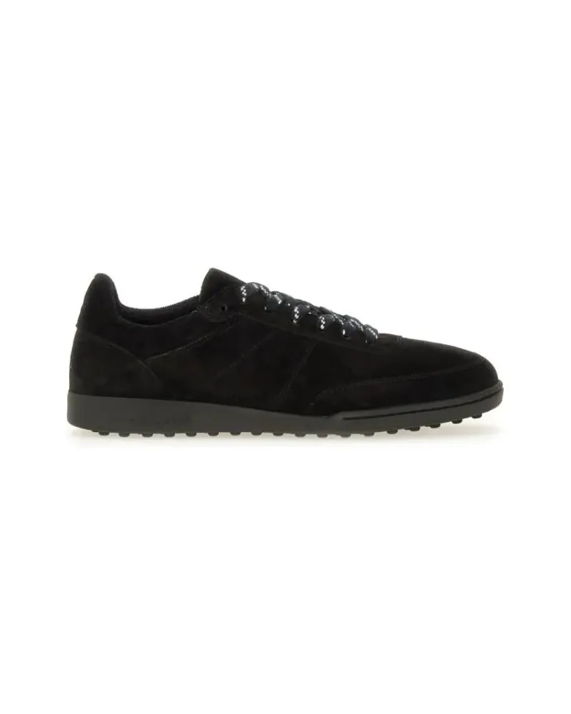 A.P.C. Low-Top Sneaker Low-Profile Cowhide Leather Sneakers With Textured schwarz Schwarz