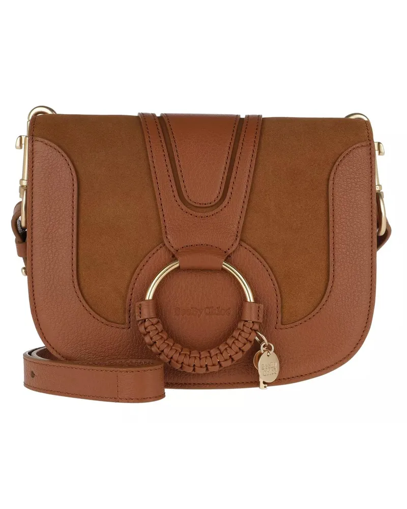 See by Chloé Crossbody Bags Hana Shoulder Bag Goat Leather Cognacbraun