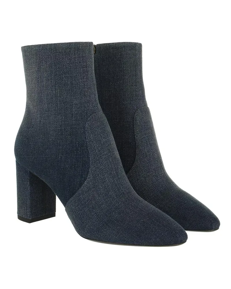 Saint Laurent Boots & Stiefeletten Lou Zip Bootie Blau