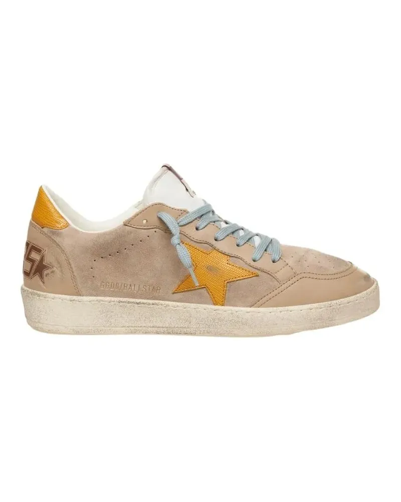 Golden Goose Low-Top Sneaker 'Ball Star' Suede Sneakers beige Beige