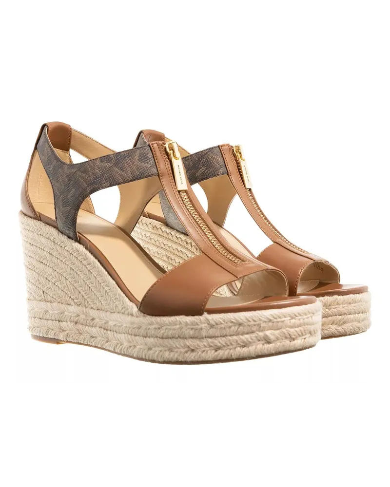 Michael Kors Sandalen & Sandaletten Berkley Mid Wedge Braun