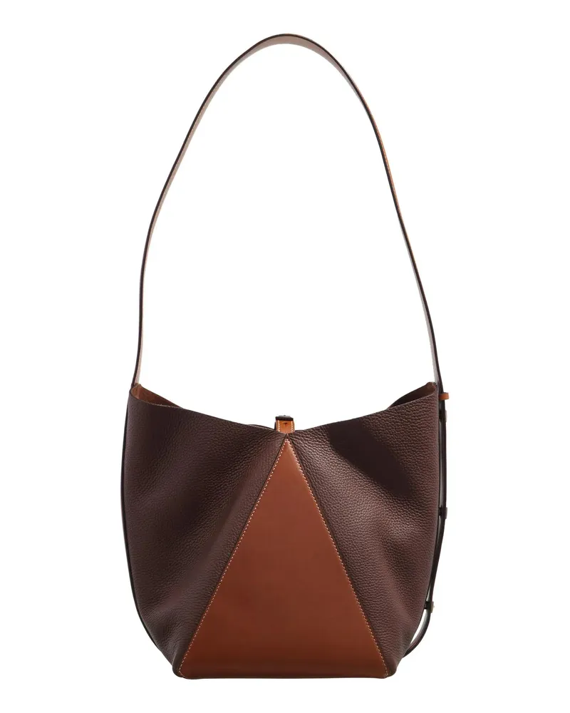 Max Mara Beuteltaschen Mmbucket M braun Braun
