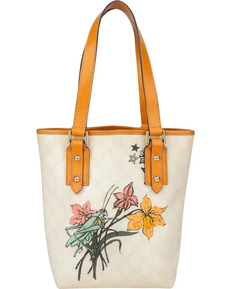 Gucci Crossbody Bags  GG Floral Monogram Handbag weiß Weiß