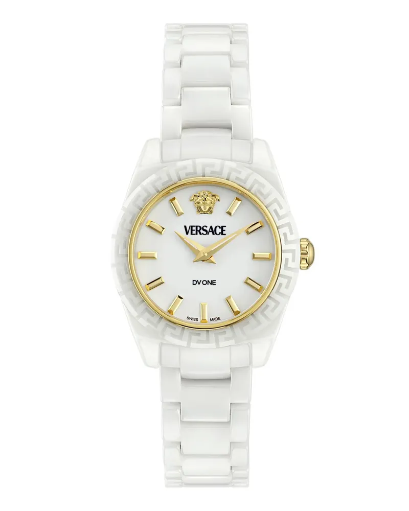 Versace Uhr Analoge Quarzuhr Dv One Mini white Weiß