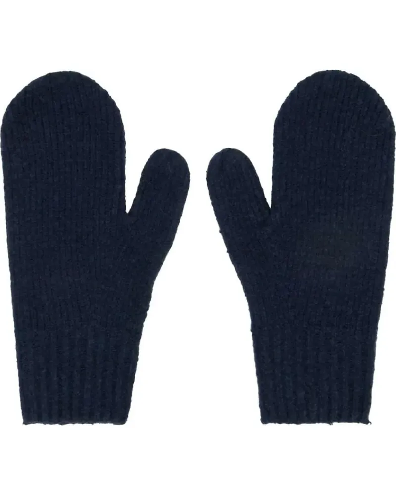 Acne Studios Handschuhe Kivona Knit Mittens Gloves blau Blau