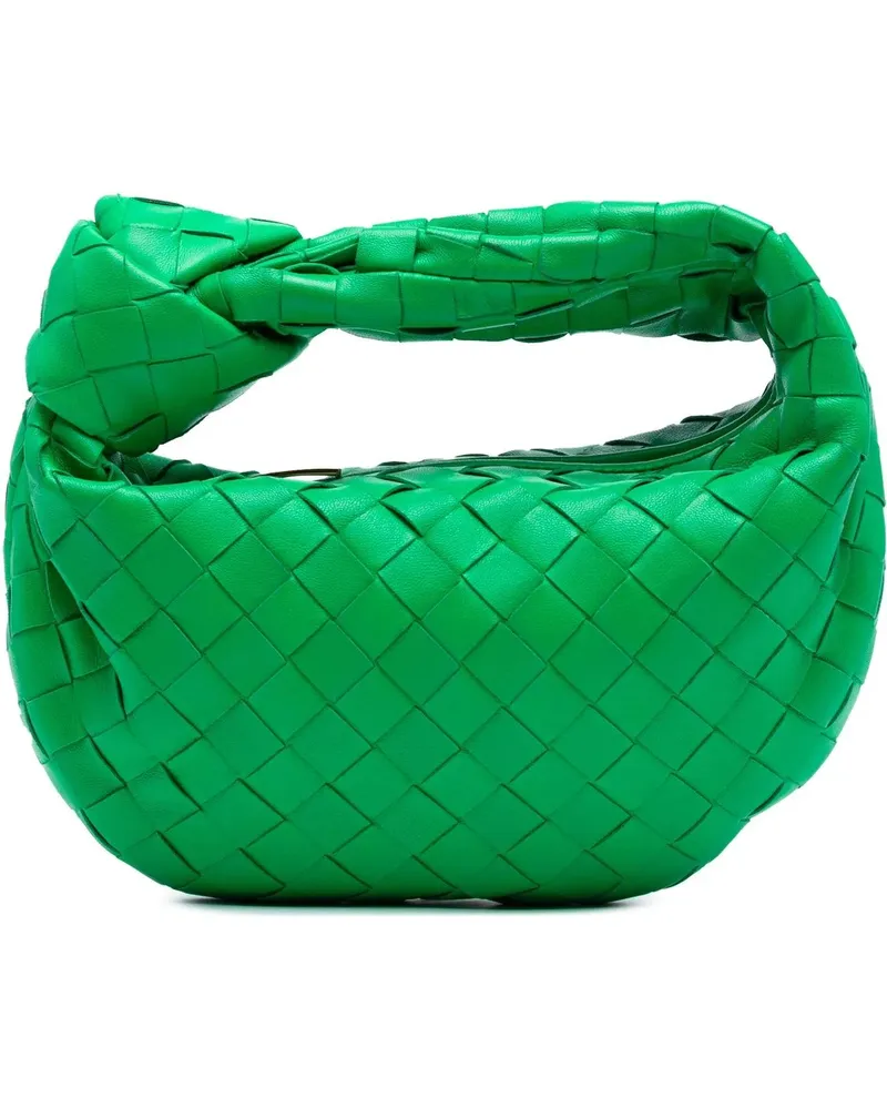 Bottega Veneta Hobo Bags Mini Nappa Intrecciato Jodie grün Grün