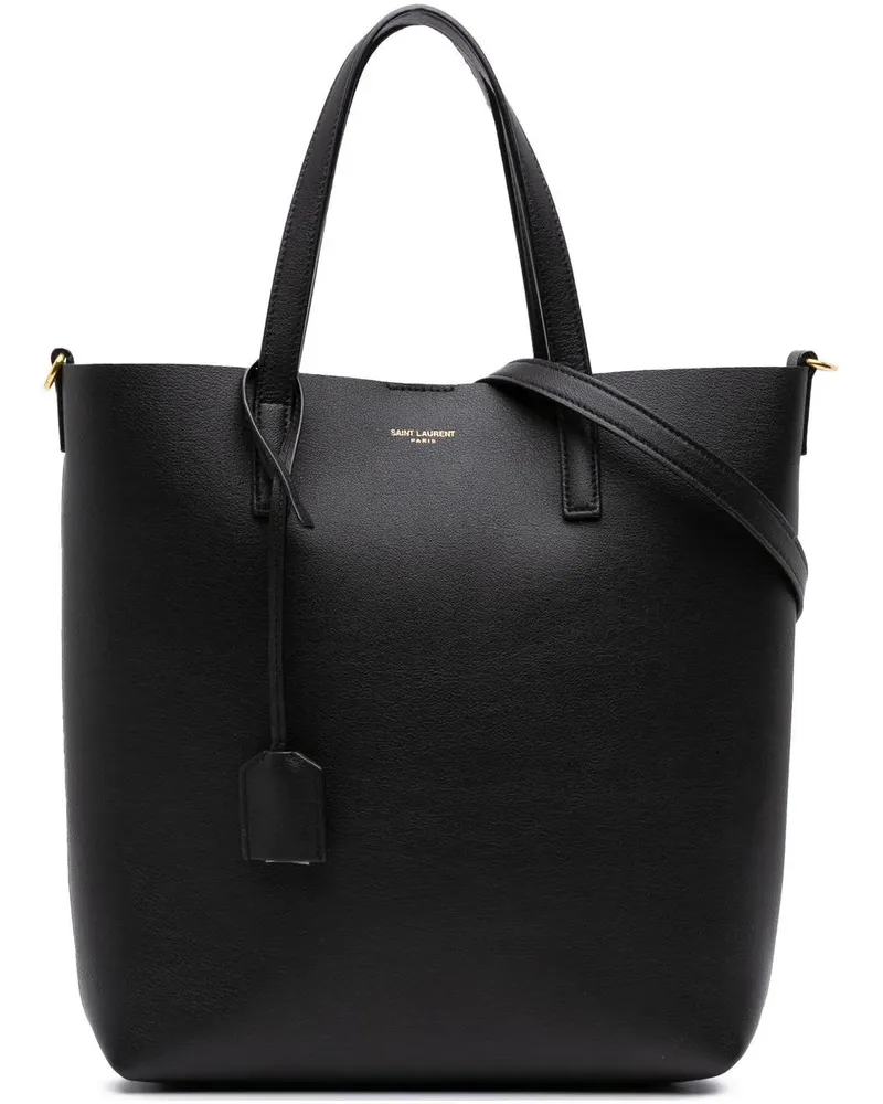 Saint Laurent Hobo Bags Toy Leather North South Shopping Tote schwarz Schwarz