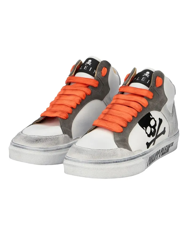 Philipp Plein Low-Top Sneaker High Top Sneakers Retrokickz weiß Weiß