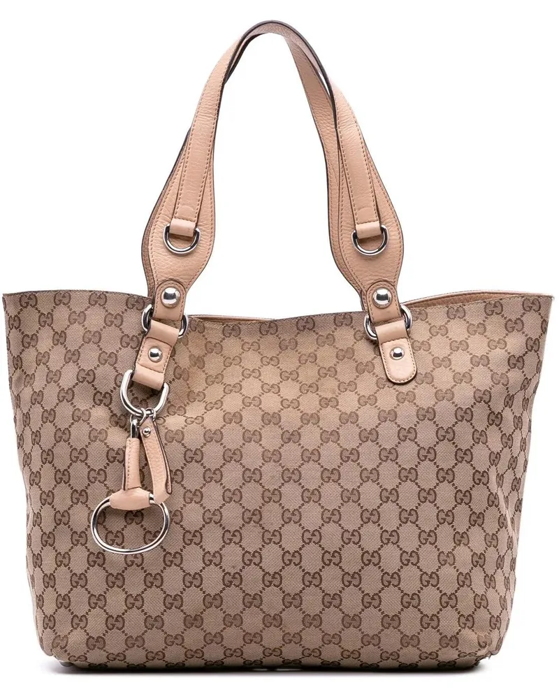 Gucci Shopper GG Canvas Icon Bit Tote braun Braun