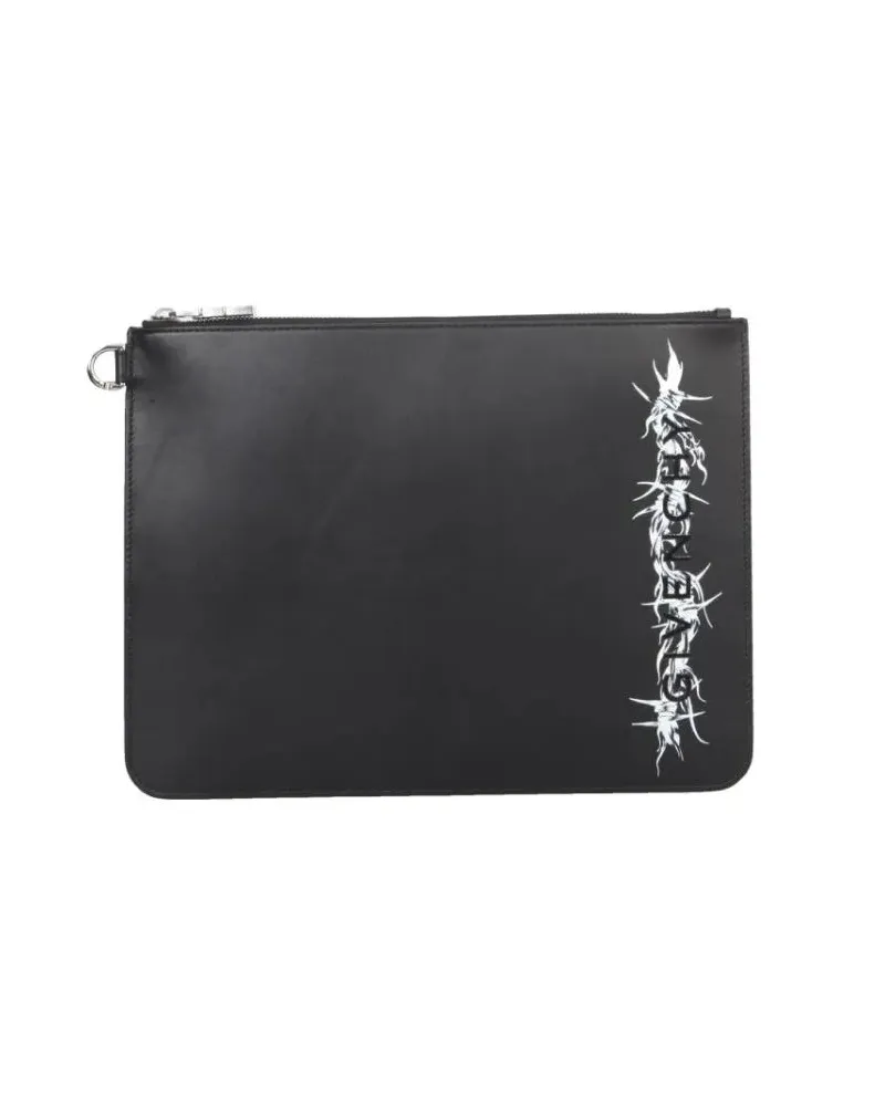Givenchy Crossbody Bags Black Calf Leather Pouch schwarz Schwarz