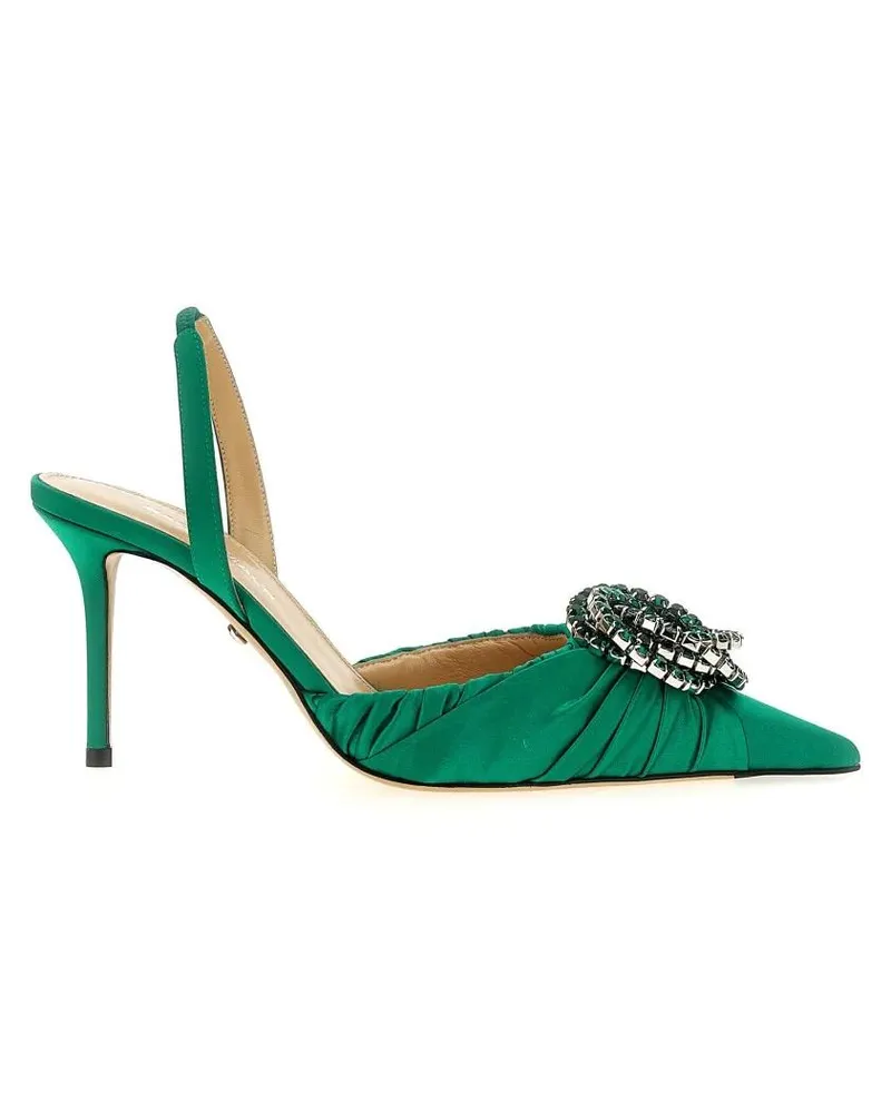 Mach & Mach Hohe Schuhe 'Galaxy' Slingback grün Grün