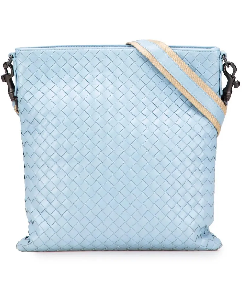 Bottega Veneta Hobo Bags Nappa Intrecciato Crossbody blau Blau