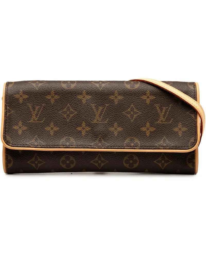 Louis Vuitton Hobo Bags Monogram Pochette Twin GM braun Braun