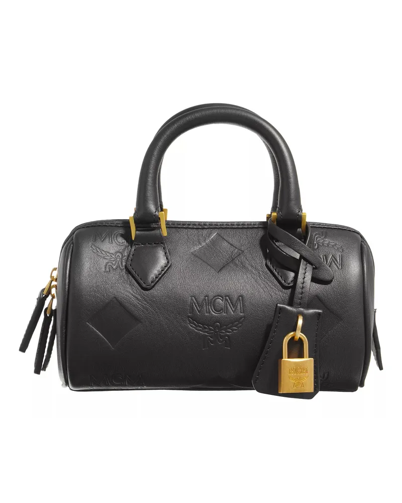 MCM Bowling Bag Ella Eb Maxi Mn Lthr Boston Schwarz