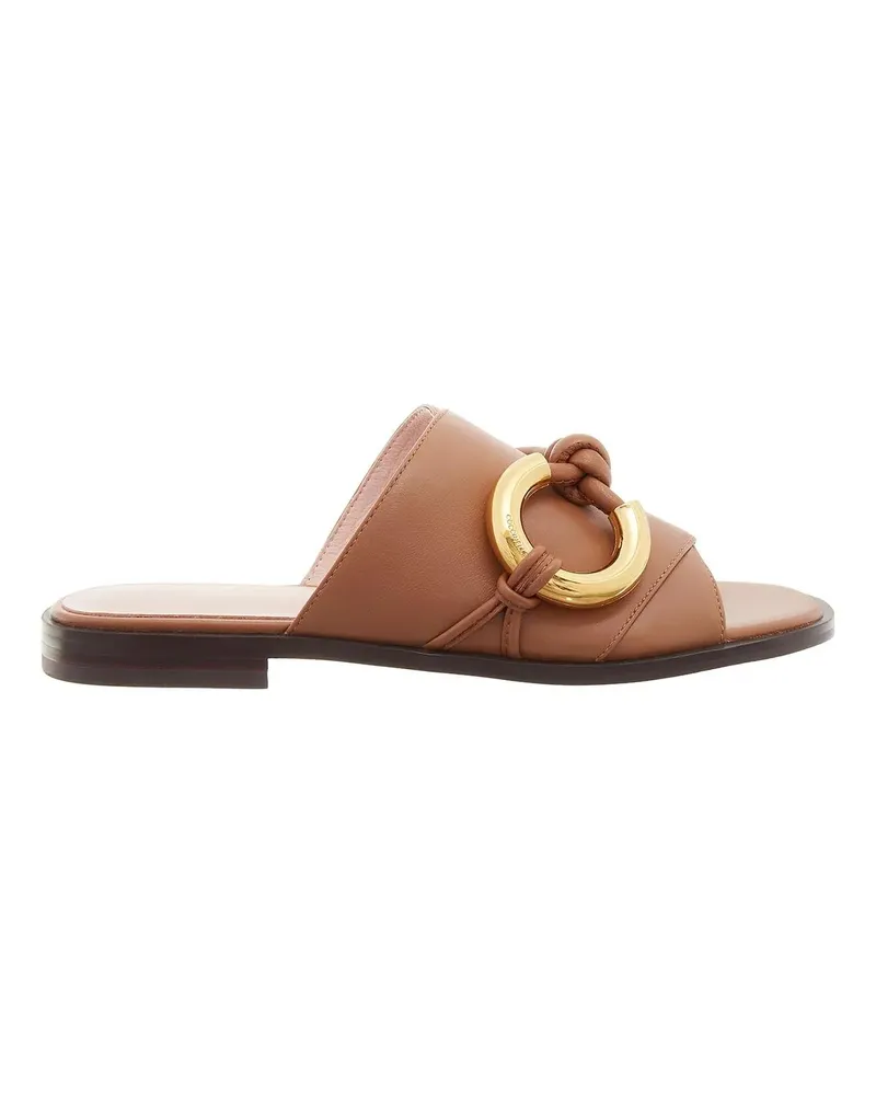 Coccinelle Slipper & Pantoletten  Carmy Smooth cognacbraun Cognacbraun