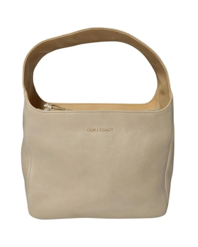 Our Legacy Crossbody Bags Rectangular Handbag In Soft Italian Leather beige Beige