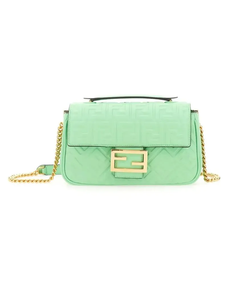 Fendi Hobo Bags Nvo - Baguette Chain Midi Bag grün Grün