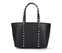 Shopper & Totes Small 'Rockstud' Top Handle Bag – Black schwarz