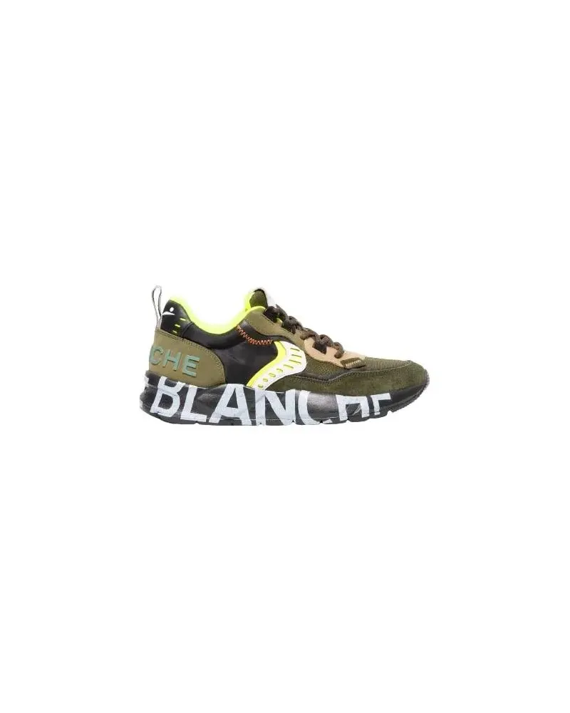 Voile Blanche Low-Top Sneaker Club Sneakers In Technical Fabric And Military Gre grün Grün